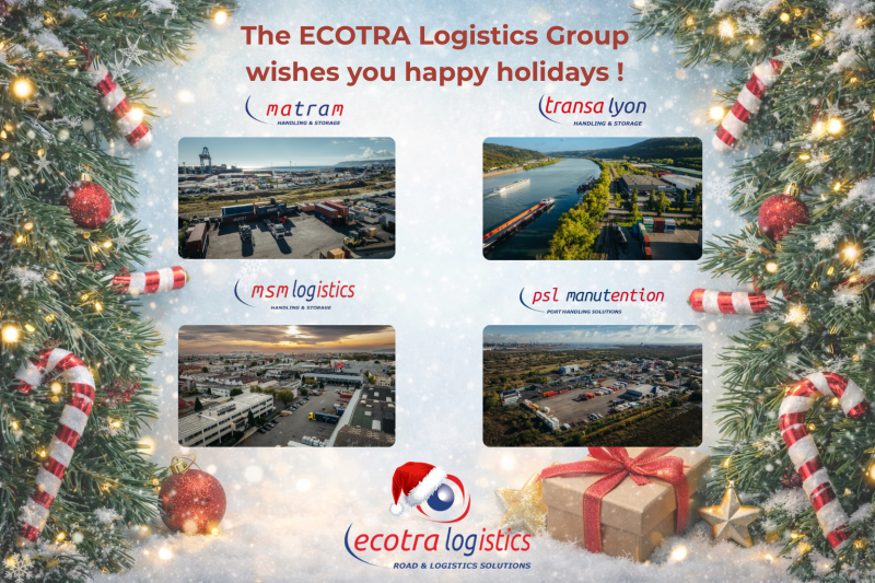 The group ECOTRA LOGISTICS wishes you happy holidays